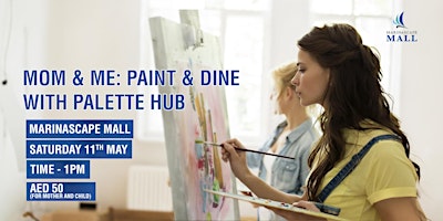 Primaire afbeelding van Mom & Me: Paint & Dine