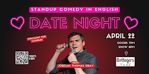 Hauptbild für Warsaw • DATE NIGHT • Standup Comedy in ENGLISH
