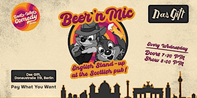 Beer 'n Mic: English stand-up at the Scottish pub! 29.05.24 primary image