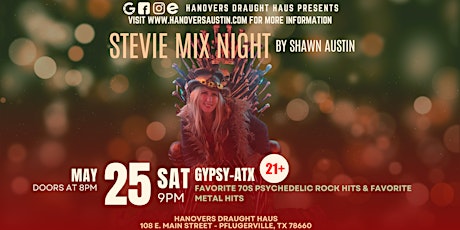 Stevie Mix Night Concert @ Hanovers Pflugerville