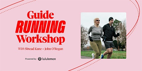 Guide Running Workshop with Sinead Kane & John O'Regan