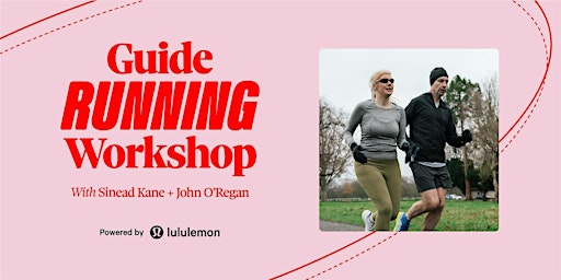 Primaire afbeelding van Guide Running Workshop with Sinead Kane & John O'Regan