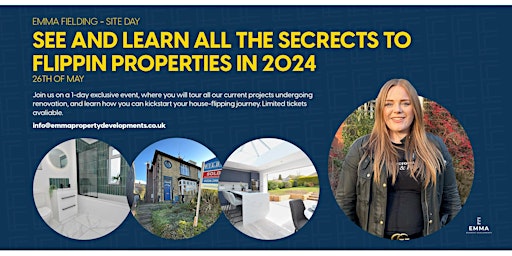 Hauptbild für SEE & LEARN ALL THE SECRECTS TO FLIPPING PROPERTIES IN 2024