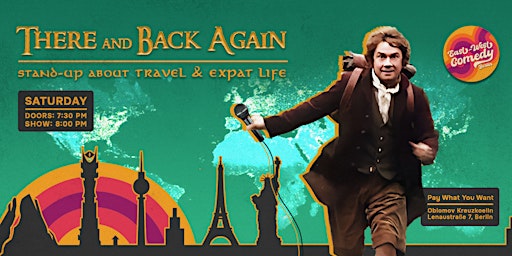 Imagem principal do evento There and Back Again: English Stand-up About Travel & Expat Life 18.05.24