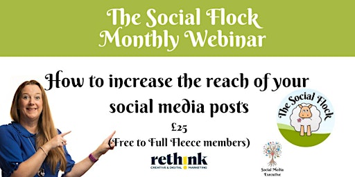 Imagem principal do evento How to increase the reach of your social media posts