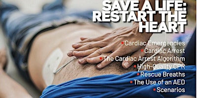 Imagem principal do evento SAVE A LIFE - RESTART THE HEART