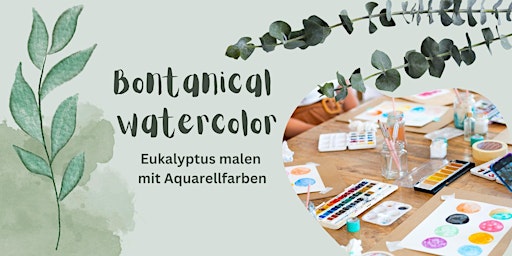 Botanical watercolor - Eukalyptus malen  primärbild