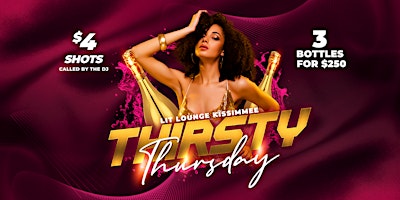 Imagem principal de Thirsty Thursdays at Lit Lounge in Kissimmee