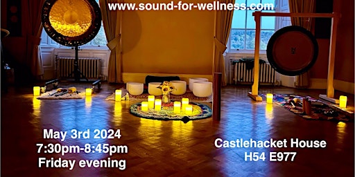 Imagem principal do evento Sound for Wellness:gongs, bowls and heart poems with Olivia