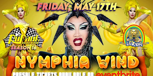 Immagine principale di Nymphia Wind - Club Luxor | Lubbock, TX | Fri 05-17-24 