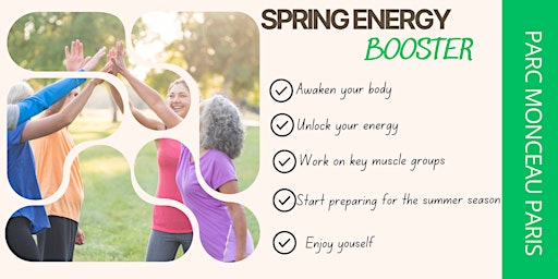 Primaire afbeelding van SPRING BOOSTER - WORKOUT AT PARC MONCEAU