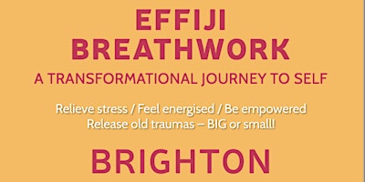 Unlock Inner Peace: Journey into Effiji Breathwork at Revitalise Brighton primary image