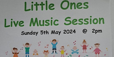 Imagem principal do evento Little Ones experience a live Irish Music Session