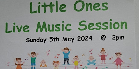 Little Ones experience a live Irish Music Session