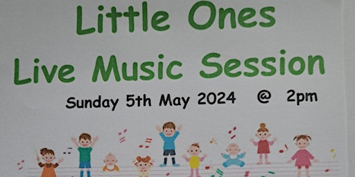 Little Ones experience a live Irish Music Session primary image