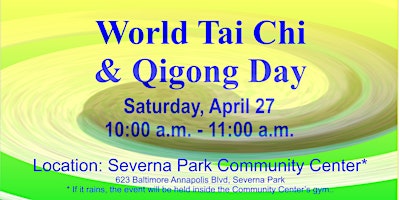 Image principale de World Tai Chi & Qigong Day (Free)