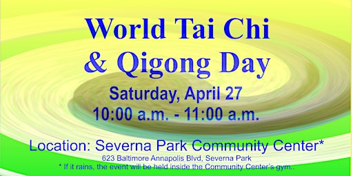 World Tai Chi & Qigong Day (Free) primary image