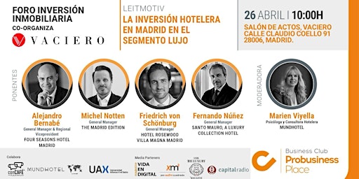 Imagem principal do evento Hoteles de Lujo en Madrid