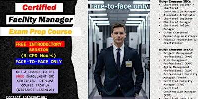 Image principale de FREE INTRODUCTION: CERTIFIED FACILITY MANAGER EXAM PREPARATION COURSE