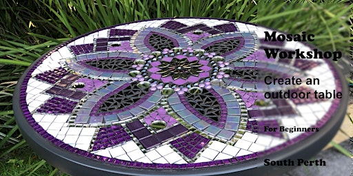 Imagen principal de OUTDOOR TABLE Mosaic Workshop - Friday 24th May