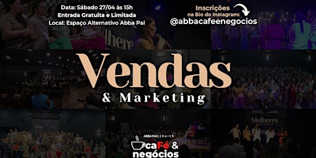 Imagem principal do evento Abba CaFé & Negócios - Vendas e Marketing