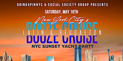 Imagem principal do evento NYC Sunset Yacht Party | Latin & Reggaeton Booze Cruise