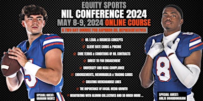 Primaire afbeelding van Equity Sports NIL Conference 2024 May 8-9, 2024