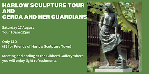 Harlow Sculpture Tour-Gerda & her Guardians