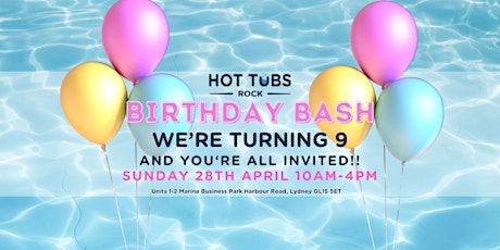 Hot Tubs Rock's 9th Birthday Bash