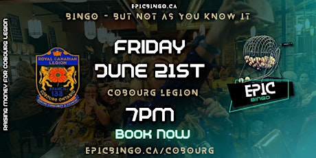 Epic Bingo ✨ Cobourg Legion