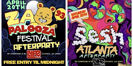 Imagen principal de 420 AFTERPARTY  AT LYFE ATL  [FREE ENTRY & DRINKS W/ RSVP]