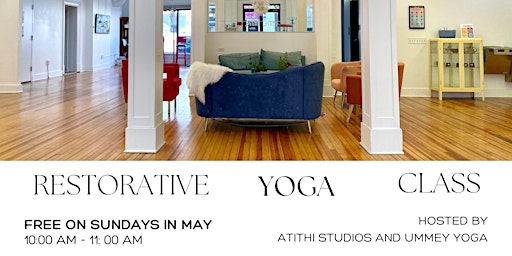 Sunday Shanti Yoga Series at Atithi Studios primary image