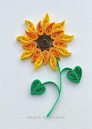 Sunflower - Paper Quilling  primärbild