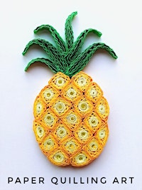 Imagem principal de Pineapple - Paper Quilling