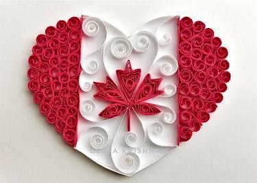 Primaire afbeelding van Love Canada - Paper Quilling
