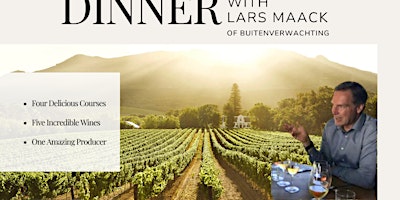 Wineowner’s Dinner With Lars Maack Of Buitenverwachting, Wimbledon, London primary image
