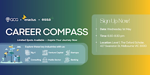 Primaire afbeelding van GCG X Enactus X ESSA Career Compass