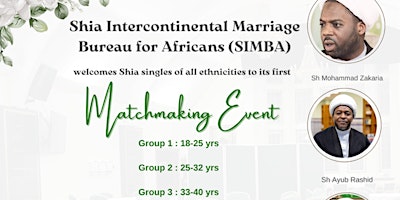 SIMBA Matchmaking Event - 28 April 2024 from 1-6 pm primary image