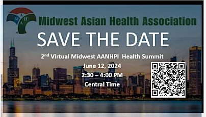Virtual Midwest AANHPI Health Summit - SAVE-THE-DATE