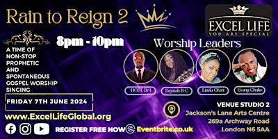 Imagem principal do evento RAIN to REIGN 2: Non-Stop Prophetic and Spontaneous Worship