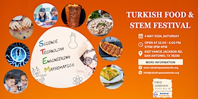 Imagem principal do evento Turkish Food & STEM Festival