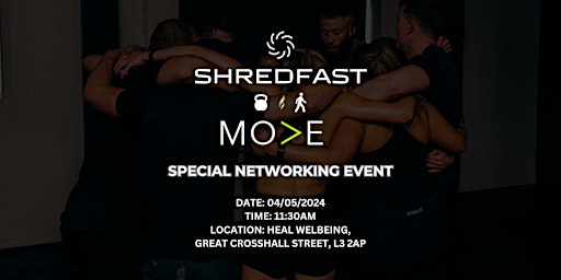 Imagem principal do evento ShredFast x MOVE