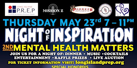 "Night Of Inspiration" 2nd Annual Mental Health Matters