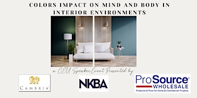 CEU Speaker Event: Colors Impact on Mind and Body in Interior Environments primary image