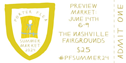 Imagem principal do evento Porter Flea Summer 2024 Preview Market