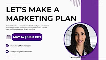 Let's Make a Marketing Plan