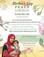 Primaire afbeelding van Mother's Day Peace Luncheon