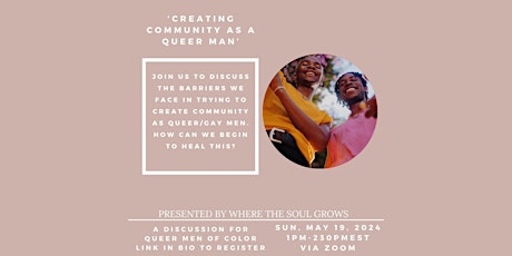 Creating Community as a Queer Man