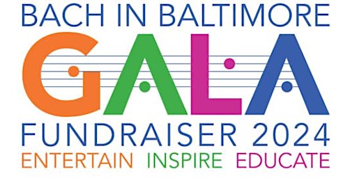 Primaire afbeelding van Bach in Baltimore's Gala Fundraiser