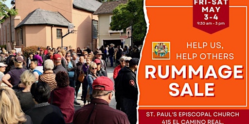 Primaire afbeelding van Circle of St Paul's huge two day Rummage Sale May 3-4
